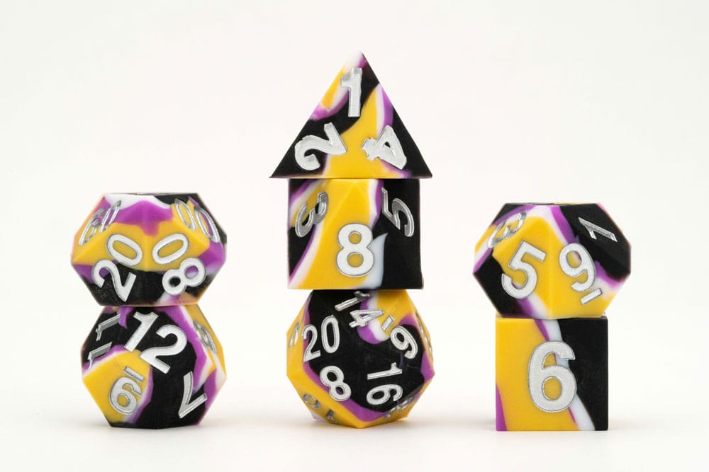 MDG Dice Set Pride Nonbinary Flag - FanofThings.co.uk