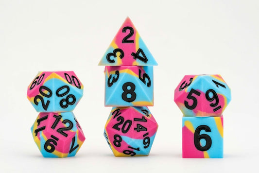 MDG Dice Set Pride Pansexual Flag - FanofThings.co.uk