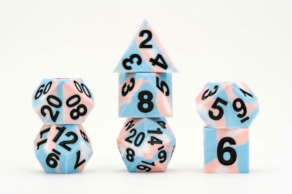MDG Dice Set Pride Transgender Flag Dice