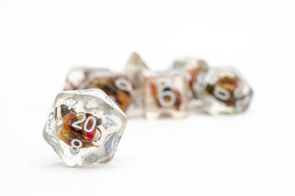 FanRoll  Dice Set Rose (7)