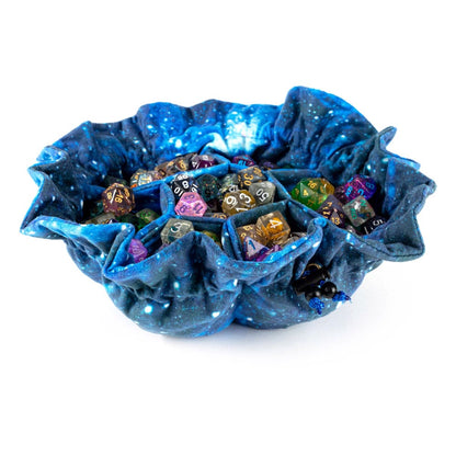 FanRoll Dice bag with compartments Velvet Galaxy