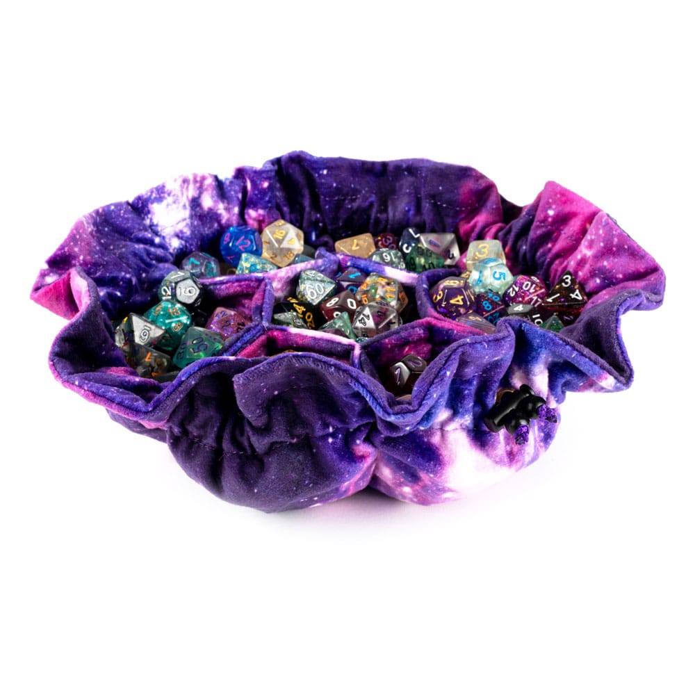 FanRoll Dice bag with compartments Velvet Nebula Dice accessories