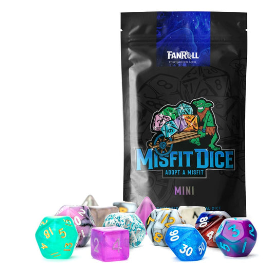 Misfit Dice Set Blind Bag Display Mini 2 Pack Assortment (12) Dice