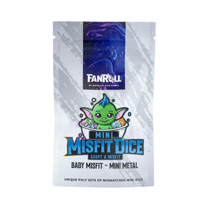 Misfit Adopt a Misfit Mini Blind Bag Baby Misfit - Mini Metal Assortment (12) Dice,Blind Boxes