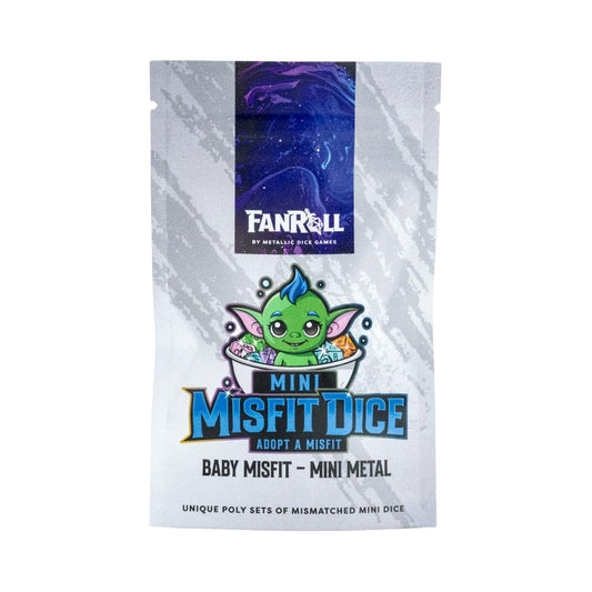 Misfit Adopt a Misfit Mini Blind Bag Baby Misfit - Mini Metal Assortment (12) Dice,Blind Boxes