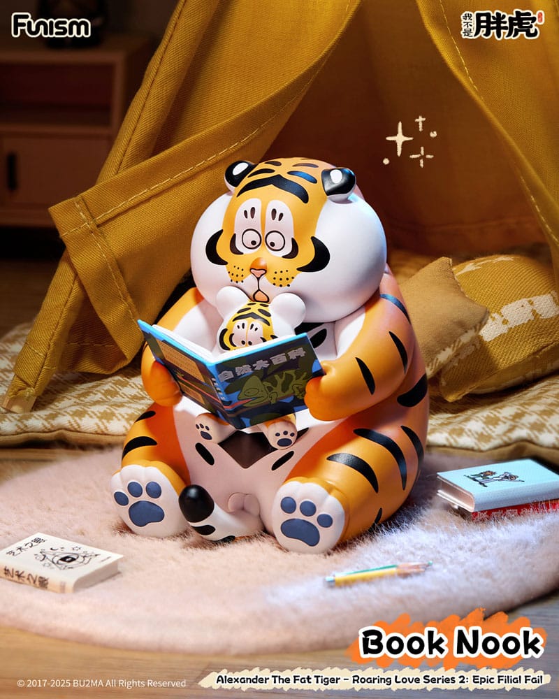 Alexander The Fat Tiger Mini Figures Roaring Love Series 2: Epic Filial Fabil7 cm Display (8)