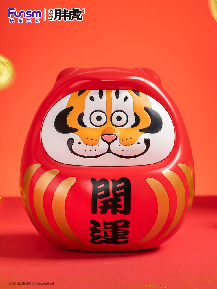 I Am Not Fat Tiger Statue 1/7 Alexander the Tiger Dharuma 20 cm