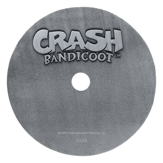 Crash Bandicoot Replica Metal CD-ROM Collectible Limited Edition 11 cm