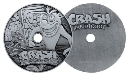 Crash Bandicoot Replica Metal CD-ROM Collectible Limited Edition 11 cm