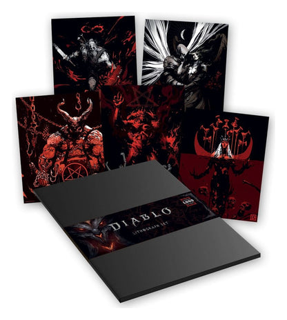 Diablo Art Print Set of Five Limited Edition 36 x 28 cm