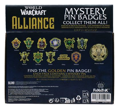 World of Warcraft Alliance Pin Badges Blind Box Display (12)