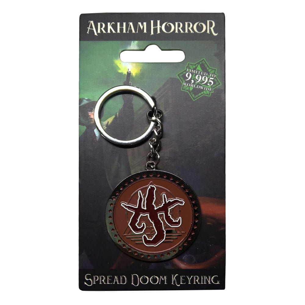 Arkham Horror Keychain Spread Doom Limited Edition Keyrings