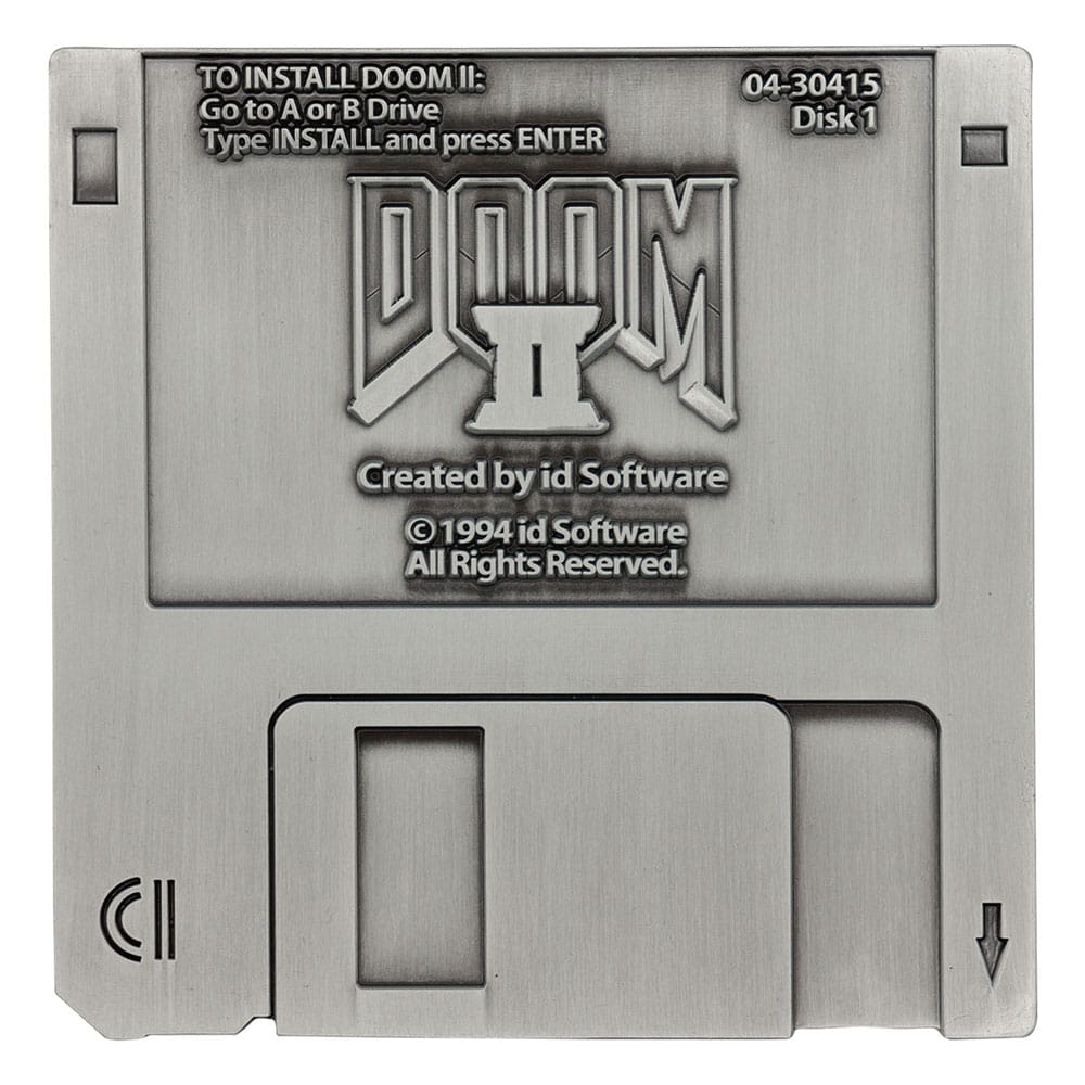 Doom 2 Replica Arena Floppy Disk Limited Edition Replicas
