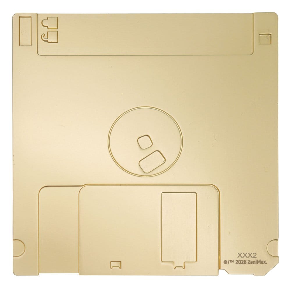 Doom Replik Floppy Disk Gold Plated Limited Edition FaNaTtik
