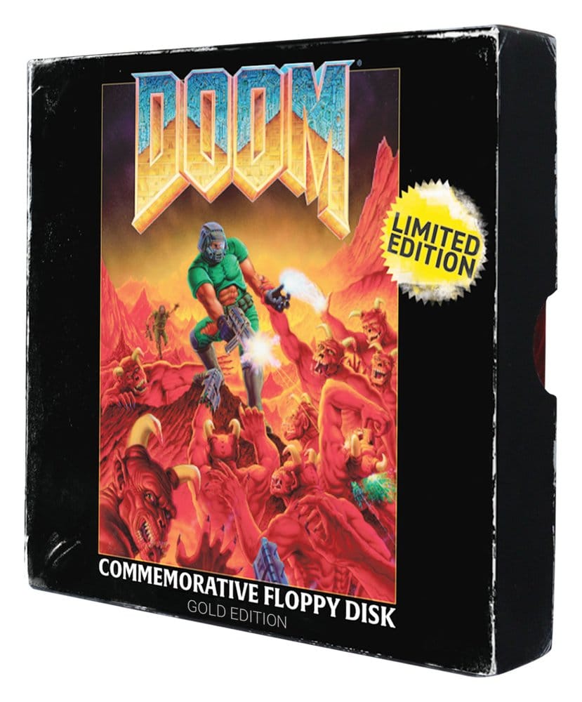 Doom Replik Floppy Disk Gold Plated Limited Edition FaNaTtik