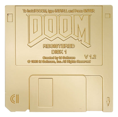 Doom Replik Floppy Disk Gold Plated Limited Edition FaNaTtik