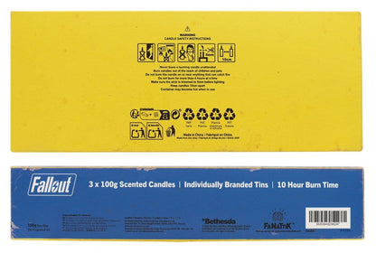 Fallout Candle 3-Pack Vault Dweller's 6 cm FaNaTtik