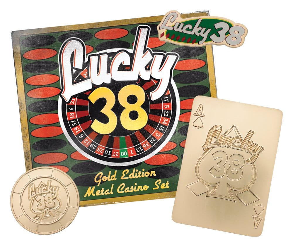 Fallout: New Vegas Replica Lucky 38 Imitation Gold Casino Set Limited Edition FaNaTtik