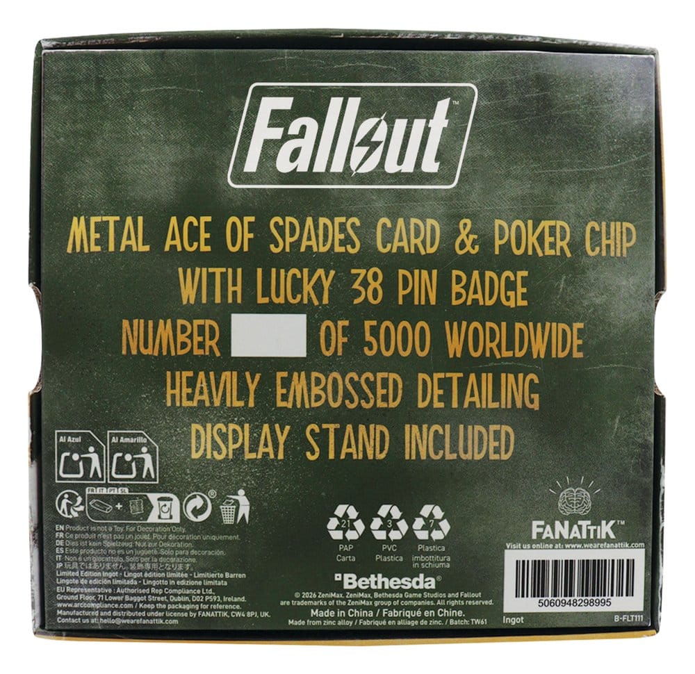 Fallout: New Vegas Replica Lucky 38 Imitation Gold Casino Set Limited Edition FaNaTtik