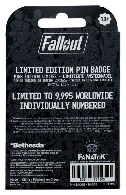 Fallout Pin Badge Vault Door 111 Limited Edition Hinged