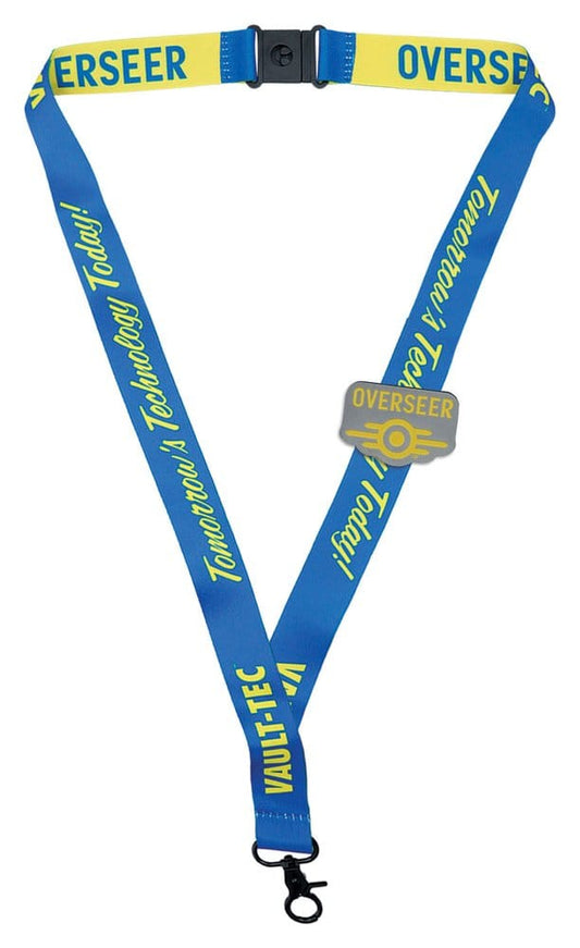 Fallout Vault-Tec Overseer Lanyard & Pin Badge Set