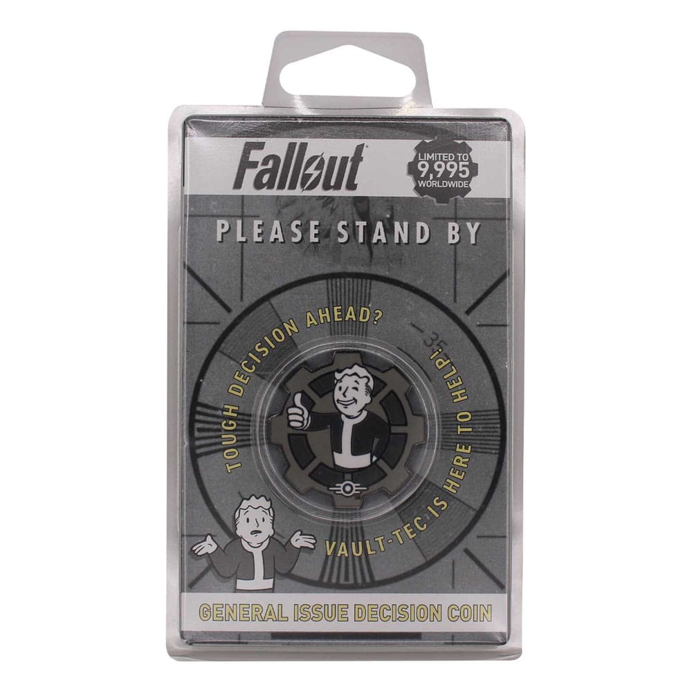 Fallout Collectable Coin Decision Black & White Limited Edition FaNaTtik
