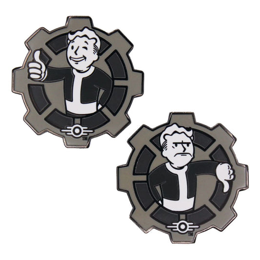 Fallout Collectable Coin Decision Black & White Limited Edition Coins