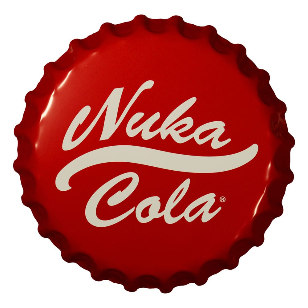 Fallout Tin Sign Nuka-Cola Bottle Cap Tin signs