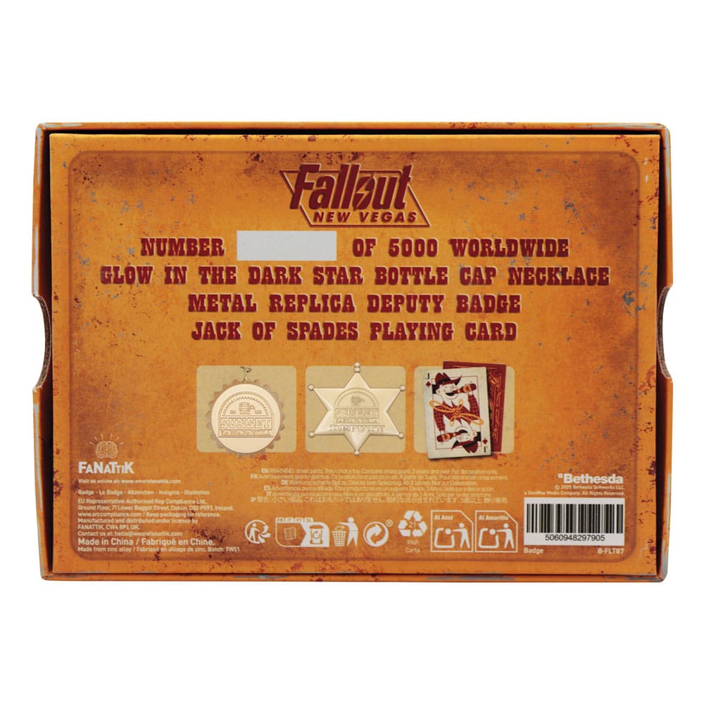 Fallout Replica Set Sunset Sarsaparilla Legend of the Star Gold Coloured Limited Edition FaNaTtik
