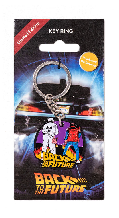Back to the Future Metal Keychain Marty & Doc Keyrings