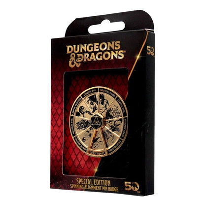 Dungeons & Dragons Pin Badge Alignment Spinner Coloured Limited Edition
