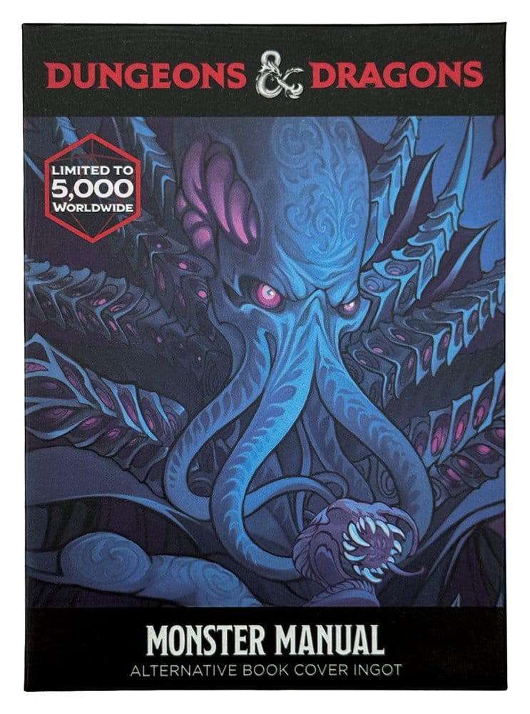 Dungeons & Dragons Ingot Monster Manual Alternate Cover Limited Edition FaNaTtik