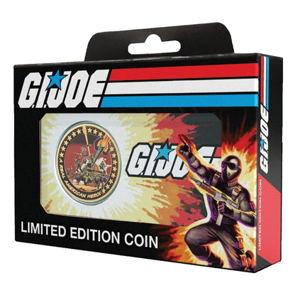 G.I. Joe Collectable Coin A Real American Hero 60th Anniversary 24k Gold Plated Limited Edition