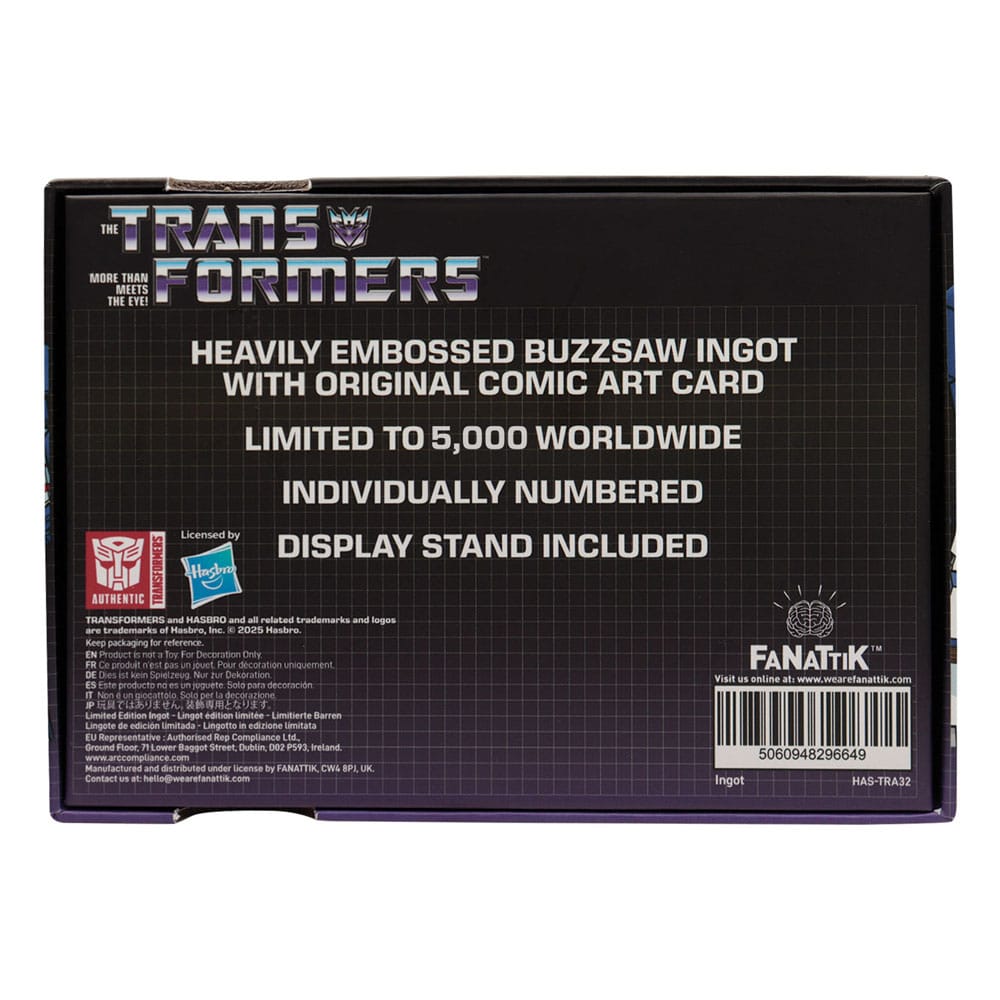 Transformers Replica Soundwave Cassette Limited Edition Replicas