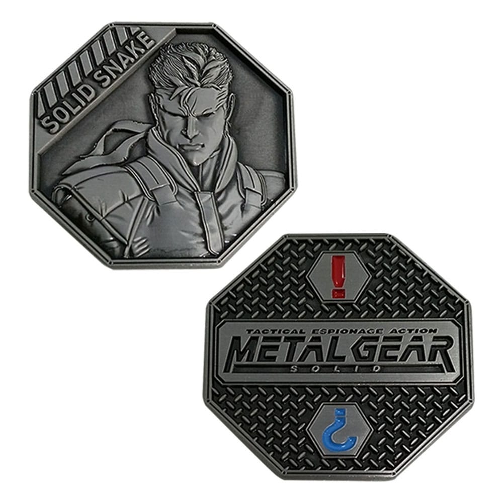 Metal Gear Solid Collectable Coin Solid Snake Limited Edition Coins