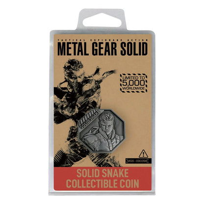Metal Gear Solid Collectable Coin Solid Snake Limited Edition Coins