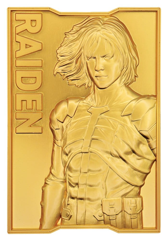 Metal Gear Solid 2 Ingot Raiden 24k Gold Plated Limited Edition FaNaTtik