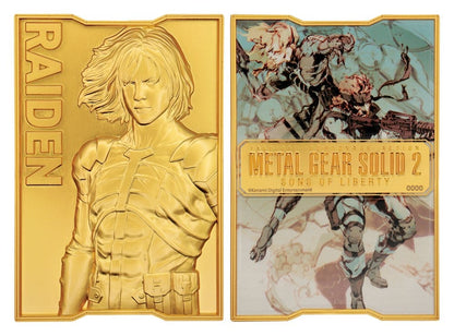 Metal Gear Solid 2 Ingot Raiden 24k Gold Plated Limited Edition FaNaTtik