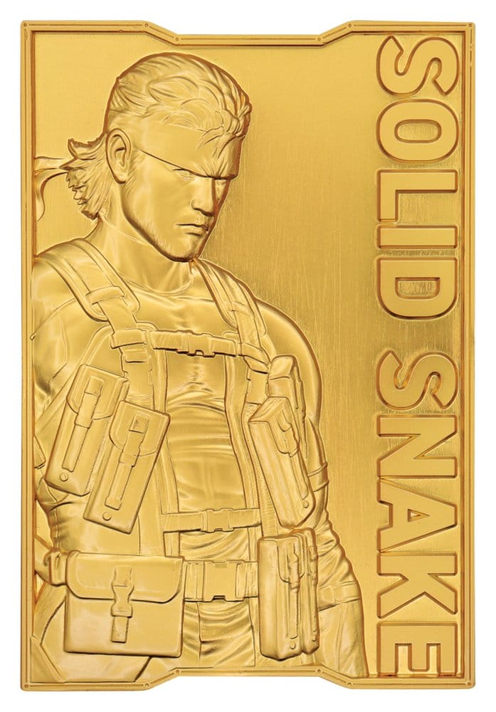 Metal Gear Solid 2 Ingot Snake 24k Gold Plated Limited Edition FaNaTtik