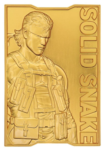 Metal Gear Solid 2 Ingot Snake 24k Gold Plated Limited Edition FaNaTtik