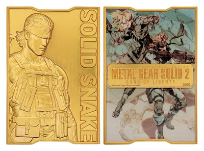 Metal Gear Solid 2 Ingot Snake 24k Gold Plated Limited Edition FaNaTtik