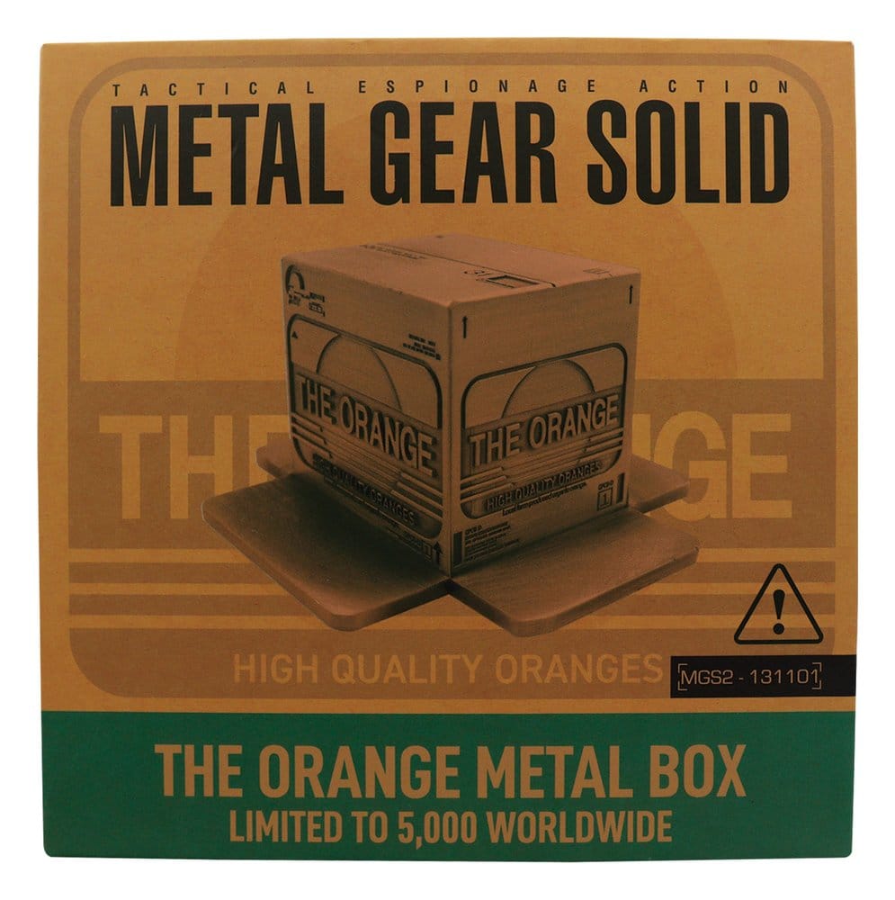 Metal Gear Solid 2 Replica Cardboard Box Antique Gold FaNaTtik