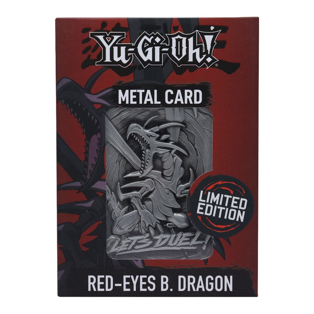 Yu-Gi-Oh! Replica Card Red Eyes B. Dragon Limited Edition
