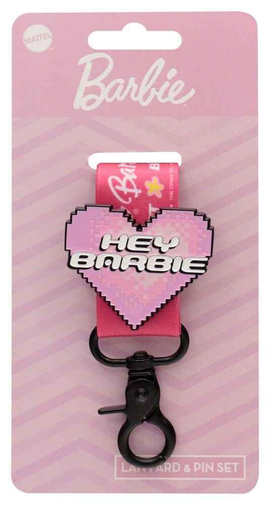 Barbie Lanyard & Pin Badge Set