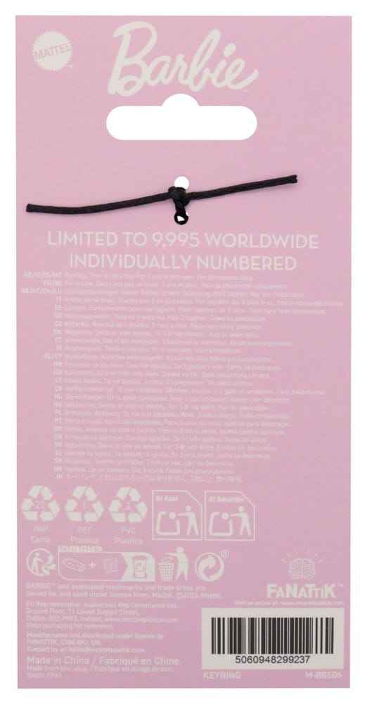 Barbie License Plate Keyring Limited Edition