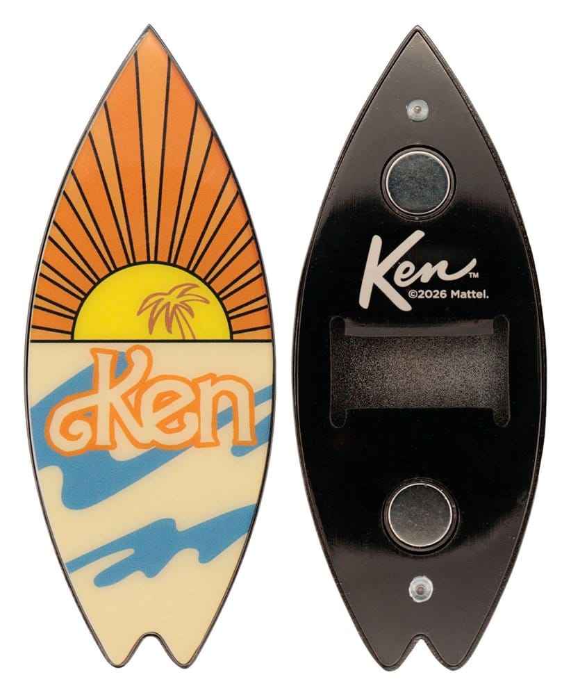 Barbie Bottle Opener Ken Surfboard Magnetic
