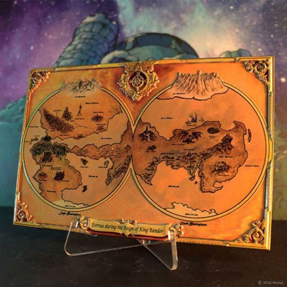 Masters of the Universe Replica Metal Map of Eternia Limited Edition 10 x 15 cm