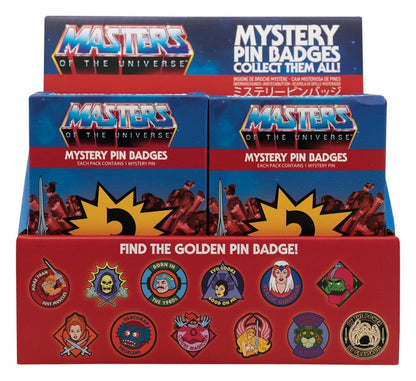 Masters of the Universe Mystery Pin Badges Blind Box Display (12)