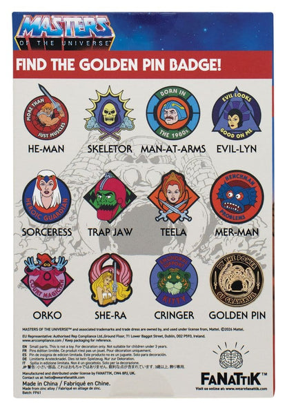 Masters of the Universe Mystery Pin Badges Blind Box Display (12)