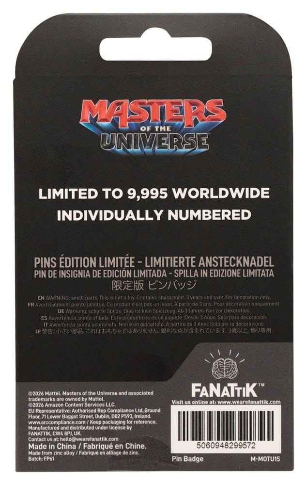 Masters of the Universe 2026 Pin Badge He-Man Limited Edition